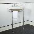 Console Sink, in Canvas White / Polished Chrome