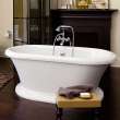 D62745004.415 St. George Freestanding Soaking Tub, in Canvas White