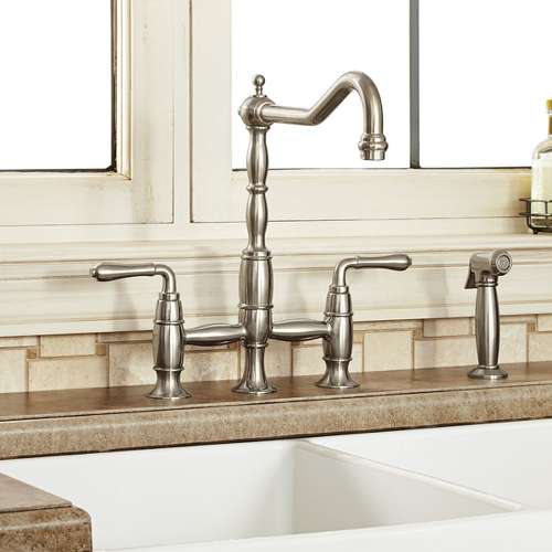 Bridge Kitchen Faucet, in Ultra Steel