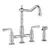Bridge Kitchen Faucet, in Polished Chrome