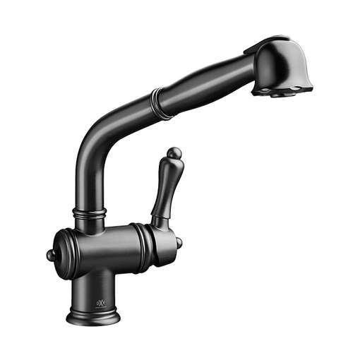 Pull-Out Kitchen Faucet, in Carbon Bronze