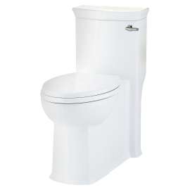 Elongated One-Piece Toilet with Right-Hand Trip Lever - Projects Model, in Canvas White