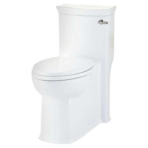 Elongated One-Piece Toilet with Right-Hand Trip Lever - Projects Model, in Canvas White