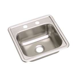 D11515 Classic Stainless Steel Single Bowl Top Mount Bar Sink