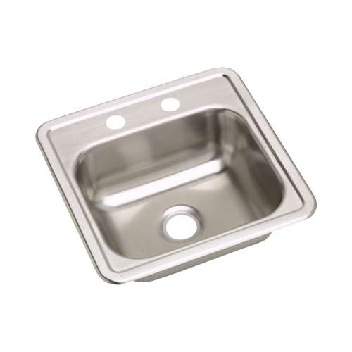 D11515 Classic Stainless Steel Single Bowl Top Mount Bar Sink