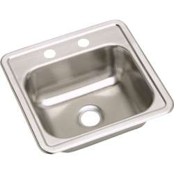 D11516 Classic Stainless Steel Single Bowl Top Mount Bar Sink