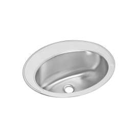 LLVR2117 Asana Lustertone Stainless Steel Single Bowl Top Mount Sink