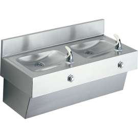 Legacy EDF210C Multi-Station Drinking Fountain in Stainless Steel