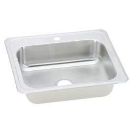 CR2522 Gourmet Celebrity Stainless Steel Single Bowl Top Mount Sink