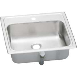 PSLVR1917 Asana Pacemaker Stainless Steel Single Bowl Top Mount Sink