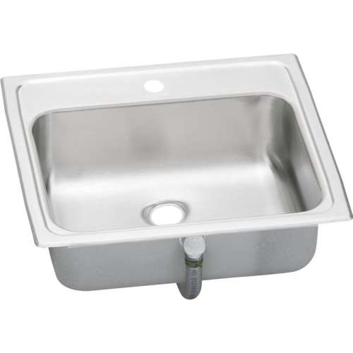PSLVR1917 Asana Pacemaker Stainless Steel Single Bowl Top Mount Sink