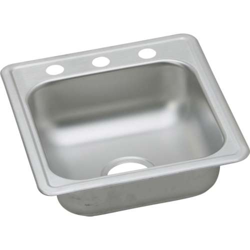 D11719 Classic Stainless Steel Single Bowl Top Mount Bar Sink