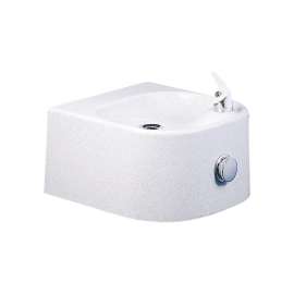 Single Composite Fountain in White Granite