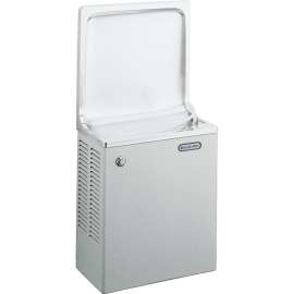 Wall Mount Semi-Recessed Water Cooler in Stainless Steel