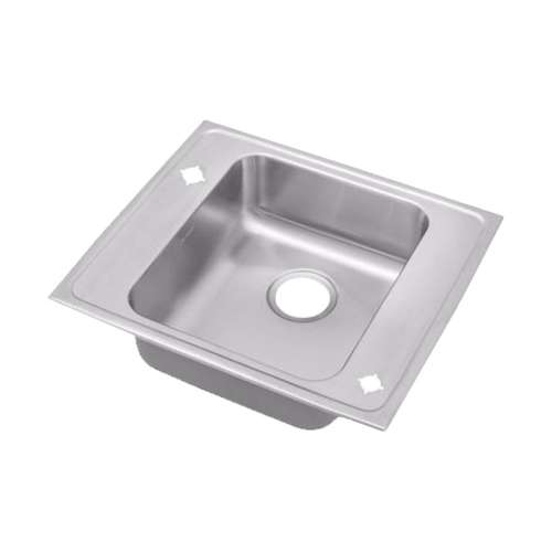 DRKAD252260 Stainless Steel Single Bowl Top Mount Sink