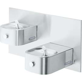 Soft Sides EDFP217FPRAK ADA Bi-Level Reverse Fountain in Stainless Steel