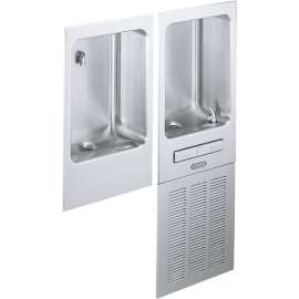 Wall Mount Fully Recessed Water Cooler in Stainless Steel