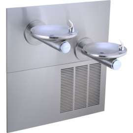 ADA Bi-Level Refrigerated Fountain in Stainless Steel