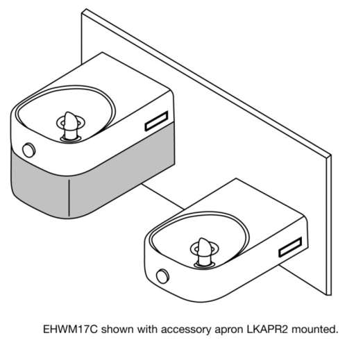 LKAPR2 Accessory - Cane Apron in Stainless Steel