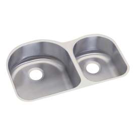 DXUH3119R Stainless Steel Double Bowl Undermount Sink in Radiant Satin