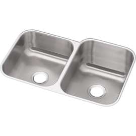 DXUH312010L Stainless Steel Double Bowl Undermount Sink in Radiant Satin