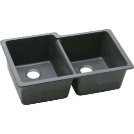 Gourmet E-granite Double Bowl Undermount Sink