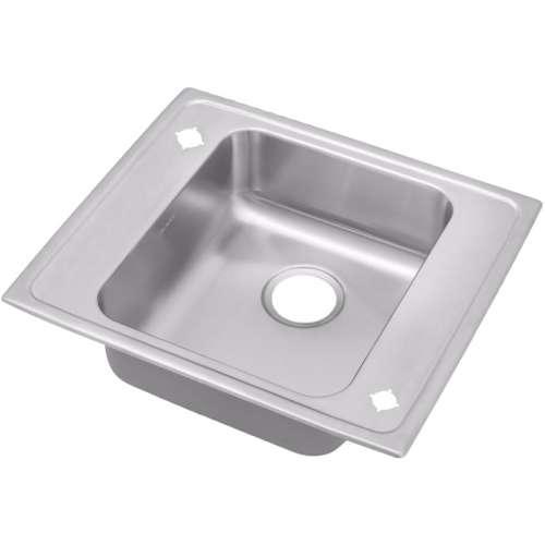 DRKAD222045 Stainless Steel Single Bowl Top Mount Sink