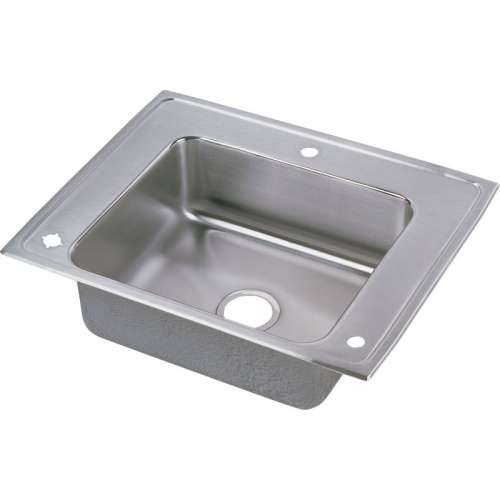DRKAD282250 Lustertone Stainless Steel Single Bowl Top Mount Sink