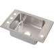 Lustertone DRKADQ2220454 Stainless Steel Single Bowl Top Mount Quick-Clip Sink with 4 Faucet Holes in Lustrous Highlighted Satin