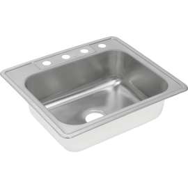 DXR2522 Stainless Steel Single Bowl Top Mount Sink
