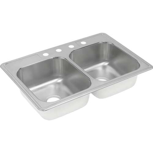 DXR3322 Stainless Steel Double Bowl Top Mount Sink