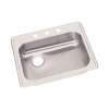 GE12521MR2 Stainless Steel Single Bowl Top Mount Sink with MR2 Faucet Holes in Satin