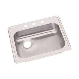 GE12522L Stainless Steel Single Bowl Top Mount Sink