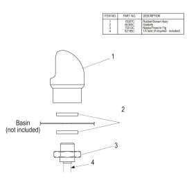 Bubbler Kit Vandal-Resistant, 97446C