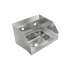 Stainless Steel 16-3/4" X 15-1/2" X 13" 2-Hole Single Bowl Wall Hung Handwash Sink W/Side Splashes, CHS1716LRS2