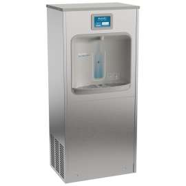 Enhanced Connected Ezh2O Floor Standing Bottlefilling Station Filtered Refrigerated Stainless Steel, DSSBF8SP-W1
