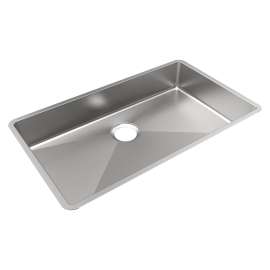 Crosstown 18 Gauge Stainless Steel 31-1/2" X 18-1/2" X 5-1/2" Single Bowl Undermount Sink, ECTRUAD301755