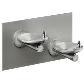 Swirlflo Bi-Level Vandal Resistant Ftn Mechanical Bubbler W/In-Wall Carrier Non-Filtered Non-Refrigerated Stainless, EDFPBMV117C