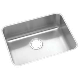 Lustertone Classic Stainless Steel, 23-1/2" X 18-1/4" X 4-3/8" Single Bowl Undermount Ada Sink, ELUHAD211545