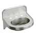 Stainless Steel 18" X 17-1/16" X 5-9/16" Wall Hung 0-Hole Lavatory Sink, ELV18170
