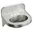 Stainless Steel 18" X 17-1/16" X 5-9/16" Wall Hung Cs3-Hole Lavatory Sink, ELV1817CS3