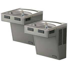 Wall Mount Mechanical Activation Bi-Level Ada Cooler Non-Filtered Refrigerated Stainless, EMABFTL8SC