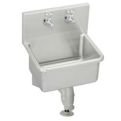 Stainless Steel 21" X 17-1/2" X 12 Wall Hung Service Sink Kit, ESS2118C