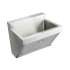 Stainless Steel 30" X 23" X 11" Wall Hung Single Bowl Surgeon Scrub Sink, EWSF130260
