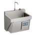 Stainless Steel 30" X 23" X 26" Wall Hung Single Bowl Surgeon Scrub Sink Kit W/Spout + Drain + Water Knee Activation, EWSF13026KWC