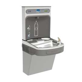 Ezh2O Bottle Filling Station With Single Ada Cooler Non-Filtered Refrigerated Light Gray 220V, EZS8WSL3K