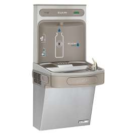 Ezh2O Bottle Filling Station & Single Ada Cooler High Efficiency Non-Filtered Refrigerated Stainless, EZSG8WSSK