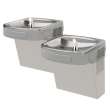 Wall Mount Versatile Bi-Level Ada Cooler Non-Filtered Non-Refrigerated Light Gray Granite, EZSTLDDLC