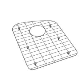 Dayton Stainless Steel 13-1/4" X 17-1/16" X 1" Bottom Grid Right Bowl, GOBG1520RSS