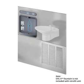Hydroboost Retrofit Bottle Filling Station For Ovl-Ii Fountain Filtered Refrigerated Stainless, HTHBWF-OVL-RF